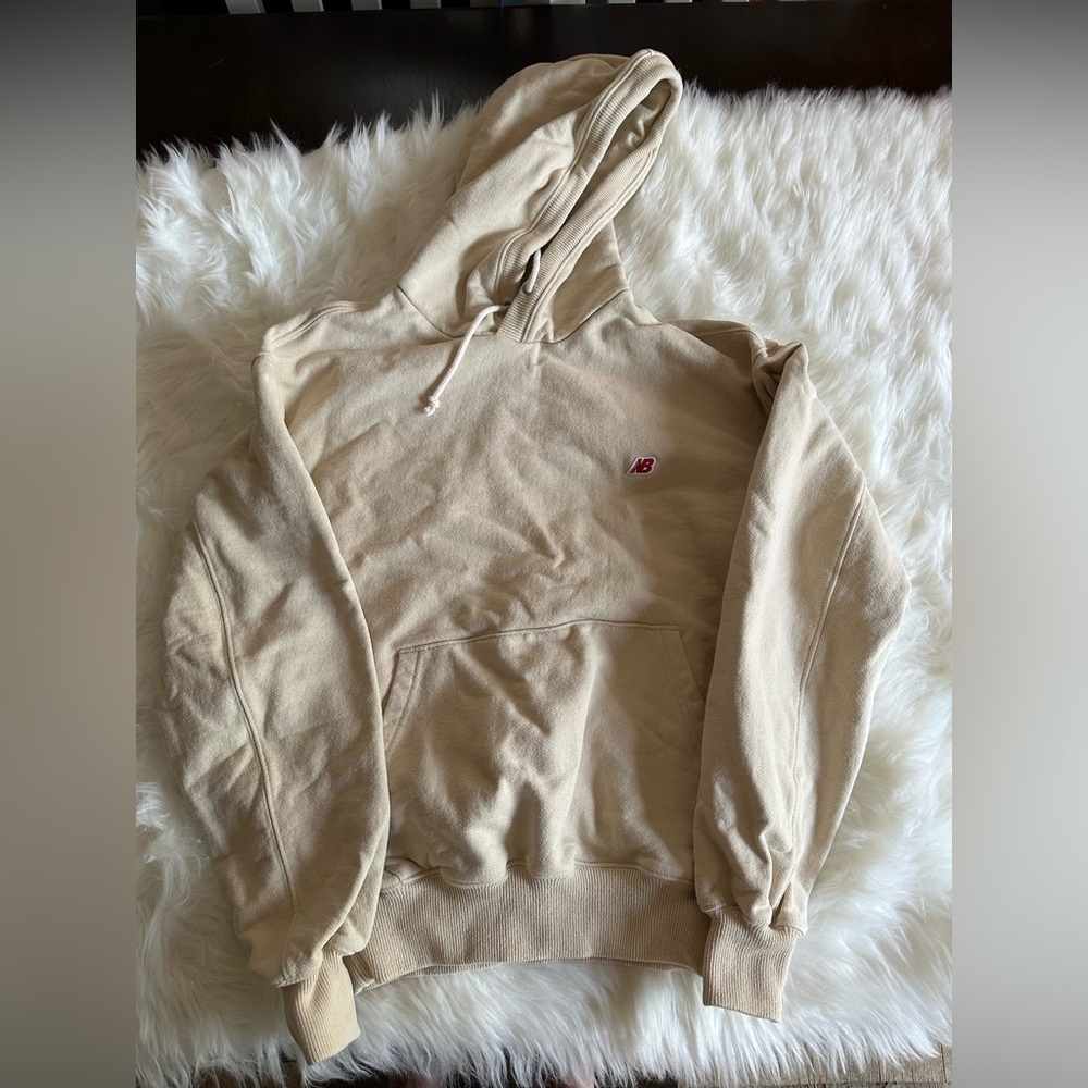 New Balance Made In Usa Tan Hoodie